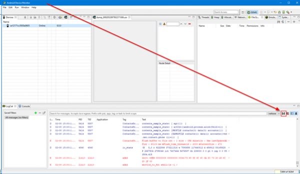 How to obtain logs from Android device.