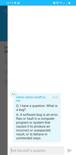  Chat answer