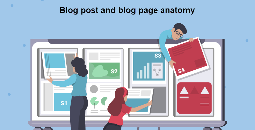 Blog post and blog page anatomy
