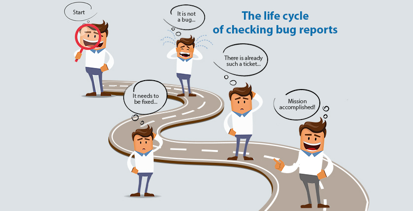 The life cycle of checking bug reports on the «Fundamentals of Software Testing» course