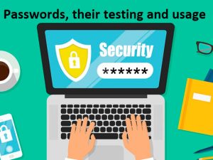 Passwords, their testing and usage