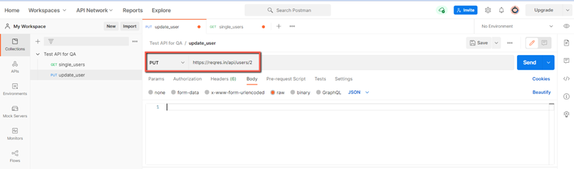Using Postman in testing.