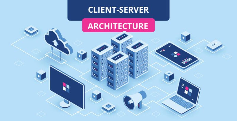 Client-server architecture.